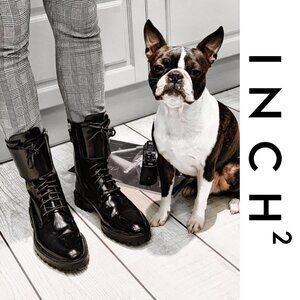 INCH2 Camden Double Monk Buckle Leather Combat Boot
